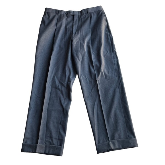 Daniel Cremieux Trouser Dress pant Slacks Gray Size 34 27.5L Business office - Picture 1 of 8